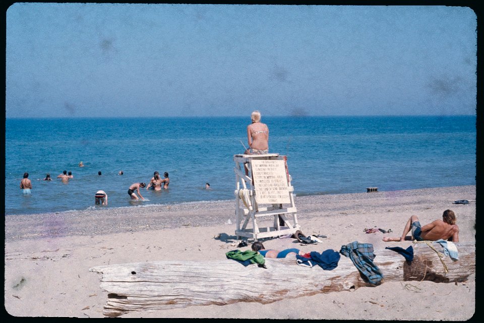 Staff guarding the beach  Linda Mann